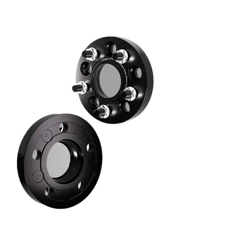 Spurverbreiterung Für Chery Für Jetour Für Traveler Für T2 2PCS 25/30/35mm 5x10 8 60,1 Flansch Platte T6-7075 Spurverbreiterungen Nabe Verbreitert Distanzscheibe Räder(2pcs 25mm-BK) von ZHANGWENLING