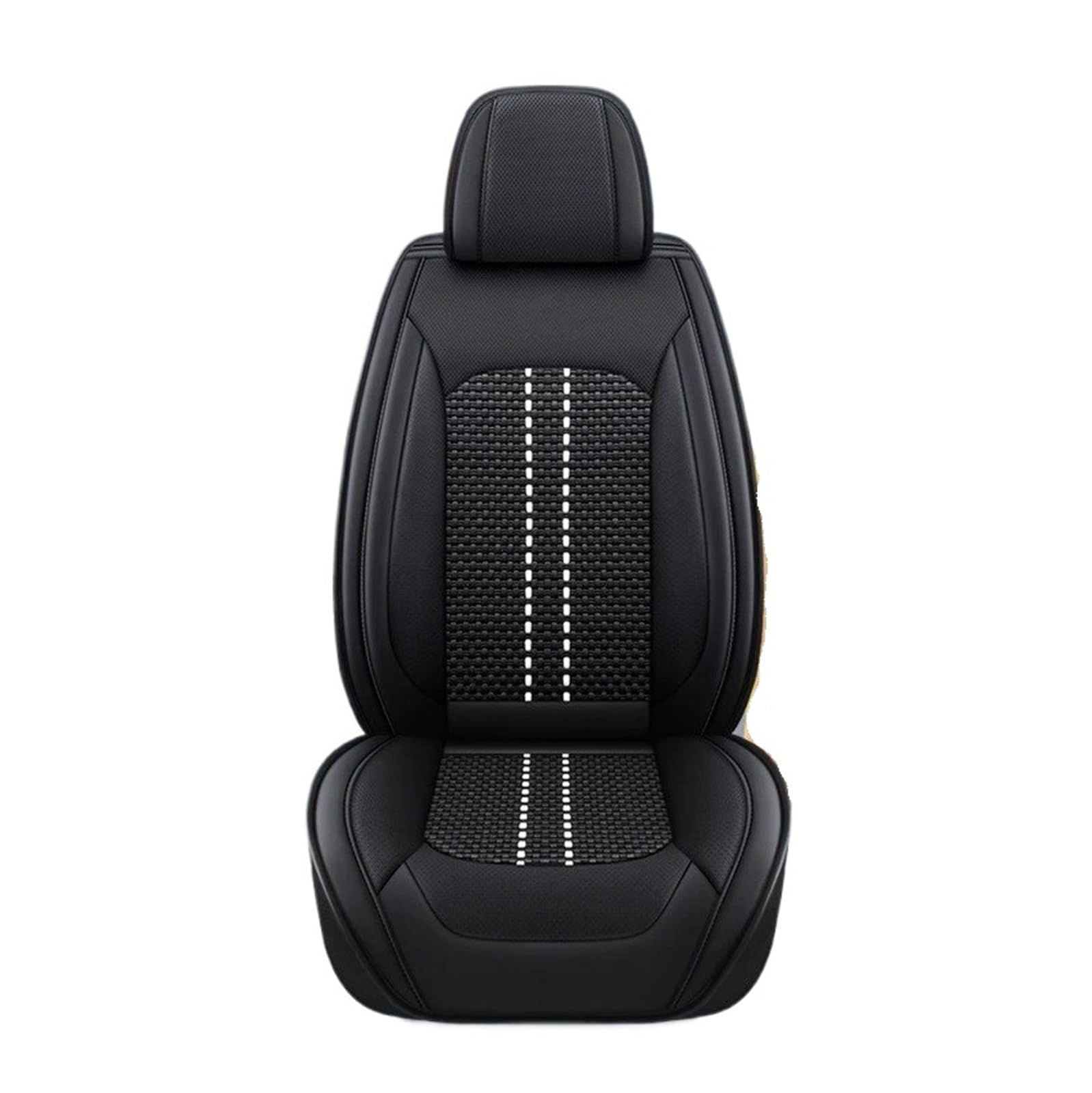 ZHANGWENLING Autschonbezüge Für Citroen Für C4 Für Picasso Für C3 Für C5 Für C6 DS4 DS5 DS6 DS7 Universal Ice Shreds Autositzbezug Autositzbezüge(Black A 5 Seat) von ZHANGWENLING