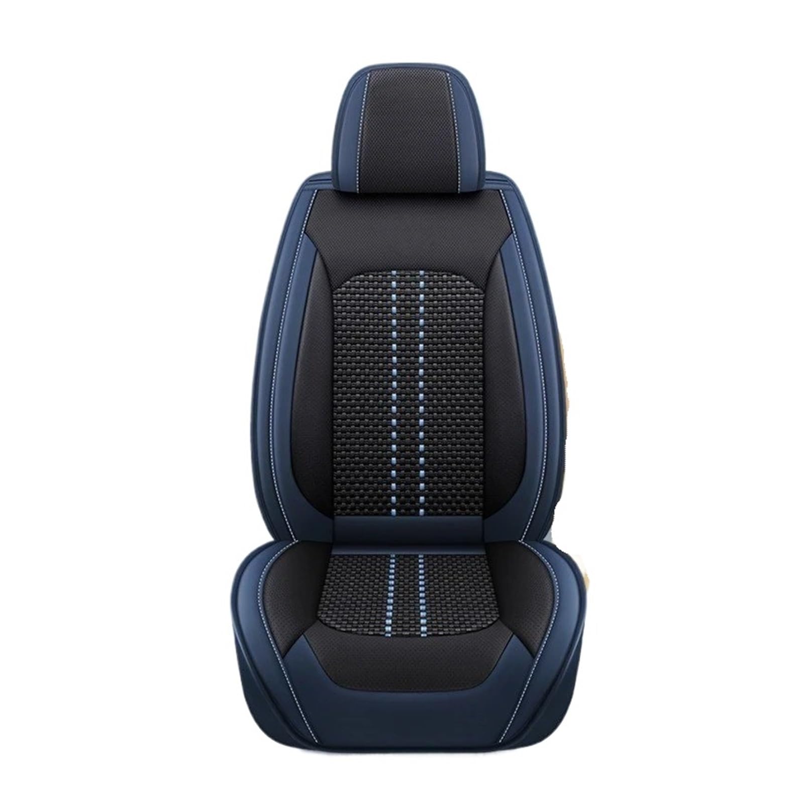 ZHANGWENLING Autschonbezüge Für Citroen Für C4 Für Picasso Für C3 Für C5 Für C6 DS4 DS5 DS6 DS7 Universal Ice Shreds Autositzbezug Autositzbezüge(Black Blue A 5 Seat) von ZHANGWENLING