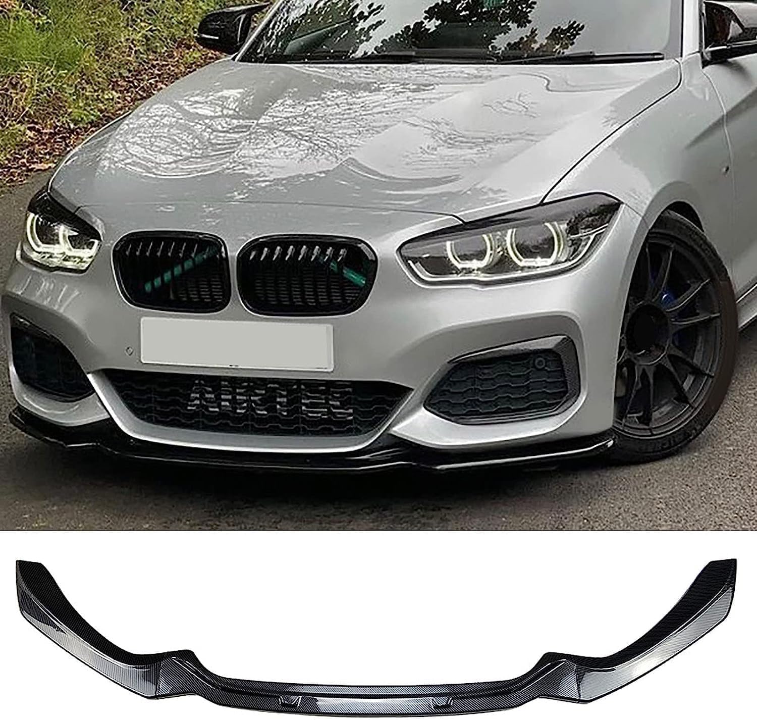 Splitter Seitenlippensplitter für BMW 1 Series F20 F21 M Pack M118i M120i M135i 2015-2019 Front-Heckstoßfänger-Unterlippe Spoiler-Schutzabdeckung von ZHANGX