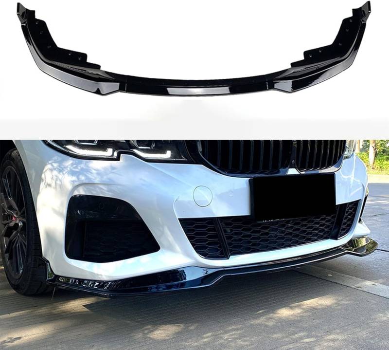 Splitter Seitenlippensplitter für BMW 3 Series G20 M Pack 320i 330i 2019-2022 MP Front-Heckstoßfänger-Unterlippe Spoiler-Schutzabdeckung von ZHANGX