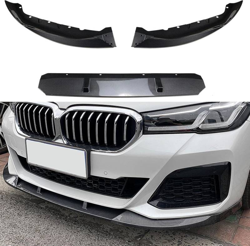 Splitter Seitenlippensplitter für BMW 5 Series G30 M Sport 525i 530i 2021 2022 Front-Heckstoßfänger-Unterlippe Spoiler-Schutzabdeckung von ZHANGX