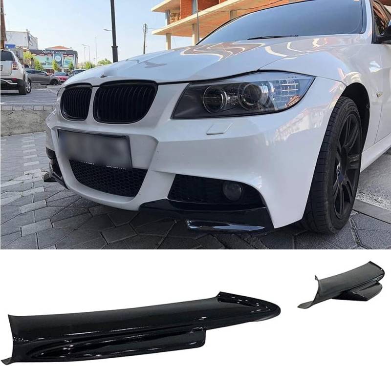 Splitter Seitenlippensplitter für BMW E90 2004-2008 Front-Heckstoßfänger-Unterlippe Spoiler-Schutzabdeckung von ZHANGX