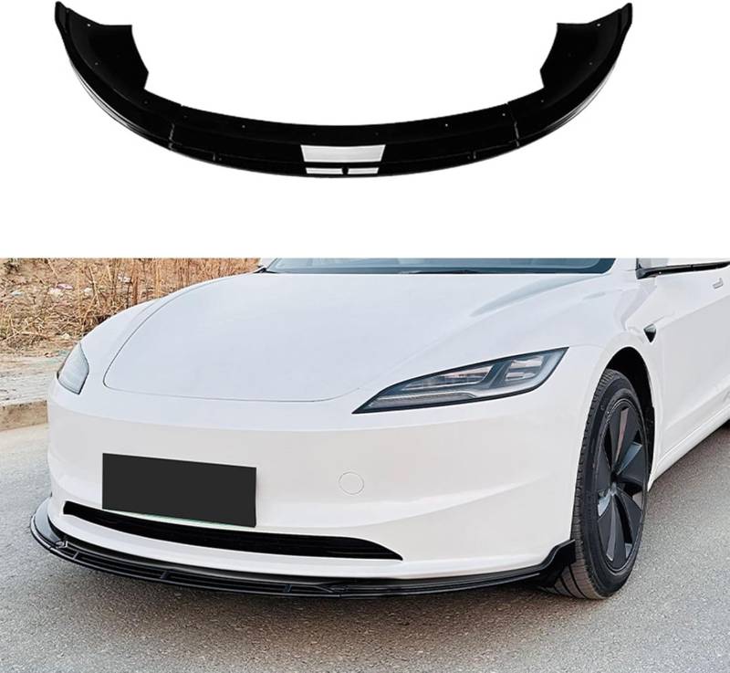 Splitter Seitenlippensplitter für Tesla Model 3 2023 2024 Front-Heckstoßfänger-Unterlippe Spoiler-Schutzabdeckung von ZHANGX