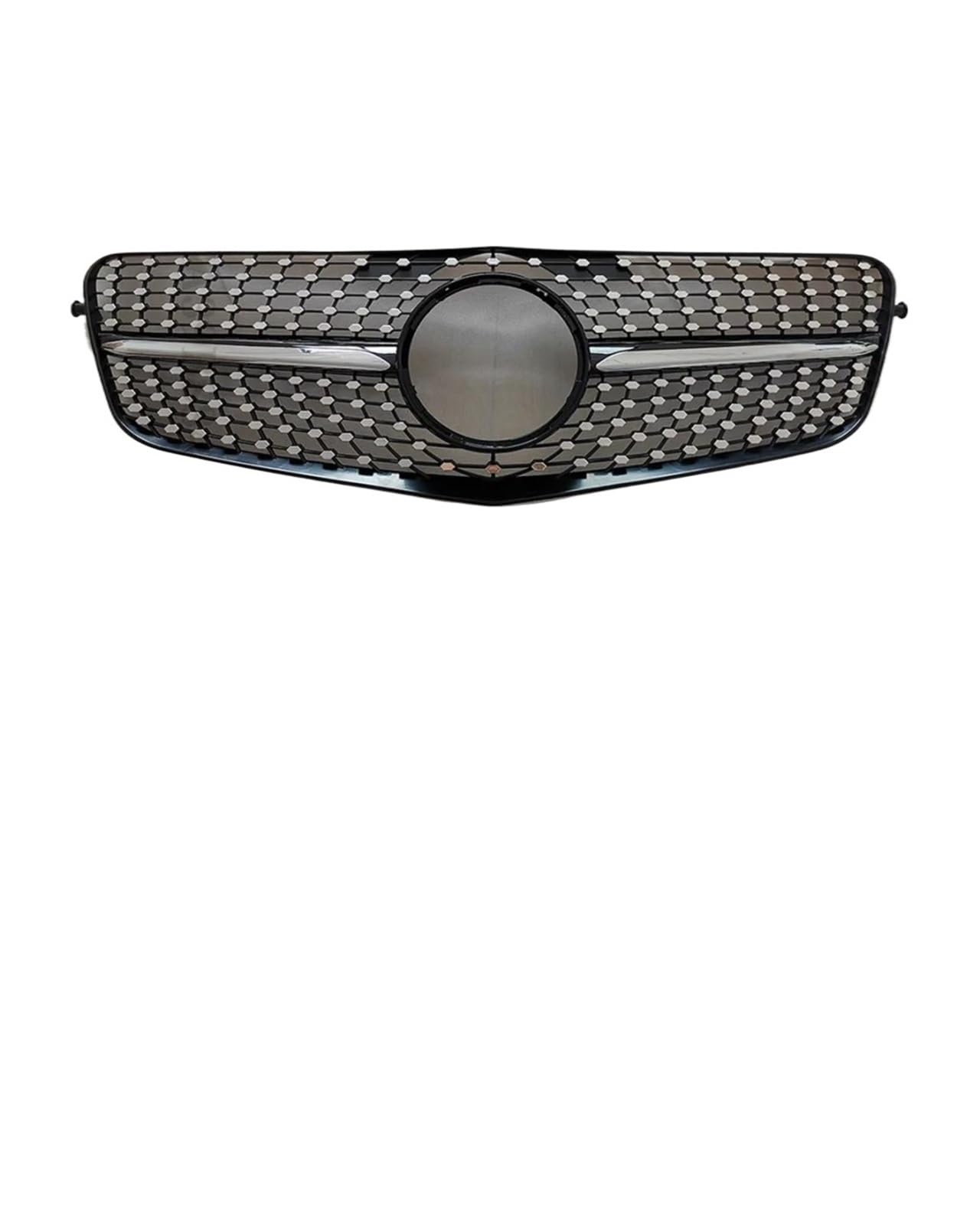 Auto Frontgrill Für Benz Für E Klasse W212 2009-2015 GT Diamant Front Kühlergitter Haubengrill Stoßstangengrill Ersatzteil Tuning Refit Kühlergrille(09-12 Diamond Black) von ZHANGZHENGYAO