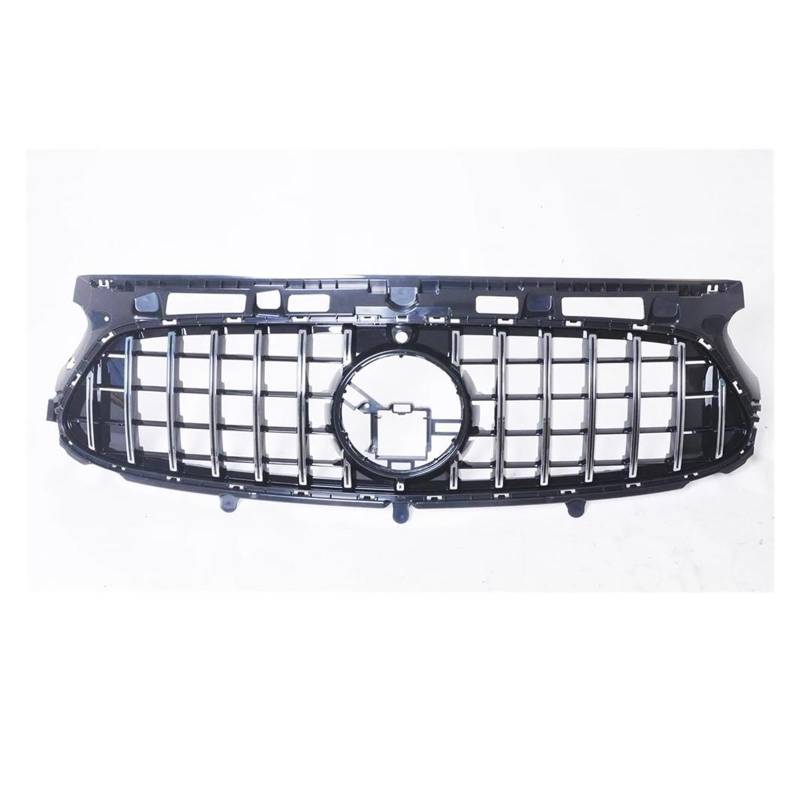 Auto Frontgrill Für Benz Für GLA-Klasse H247 2020-2023 GLA220 GLA250 GLA35 GLA45 Deluxe GT Style Grill Kühlergrill Obere Stoßstange Haube Mesh Kühlergrille(Silber) von ZHANGZHENGYAO