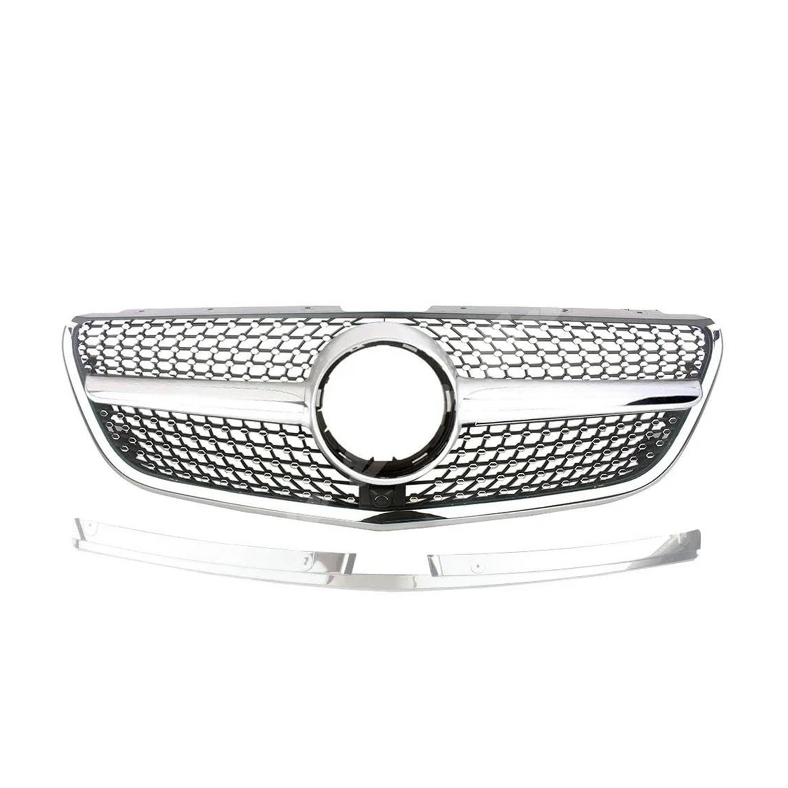 Auto Frontgrill Für Benz Für W447 Metris/Vito 2016 2017 2018 2019 2020 2021+ Front Racing Grille Oberen Facelift Grill Kühlergrille(A 2020-2022) von ZHANGZHENGYAO