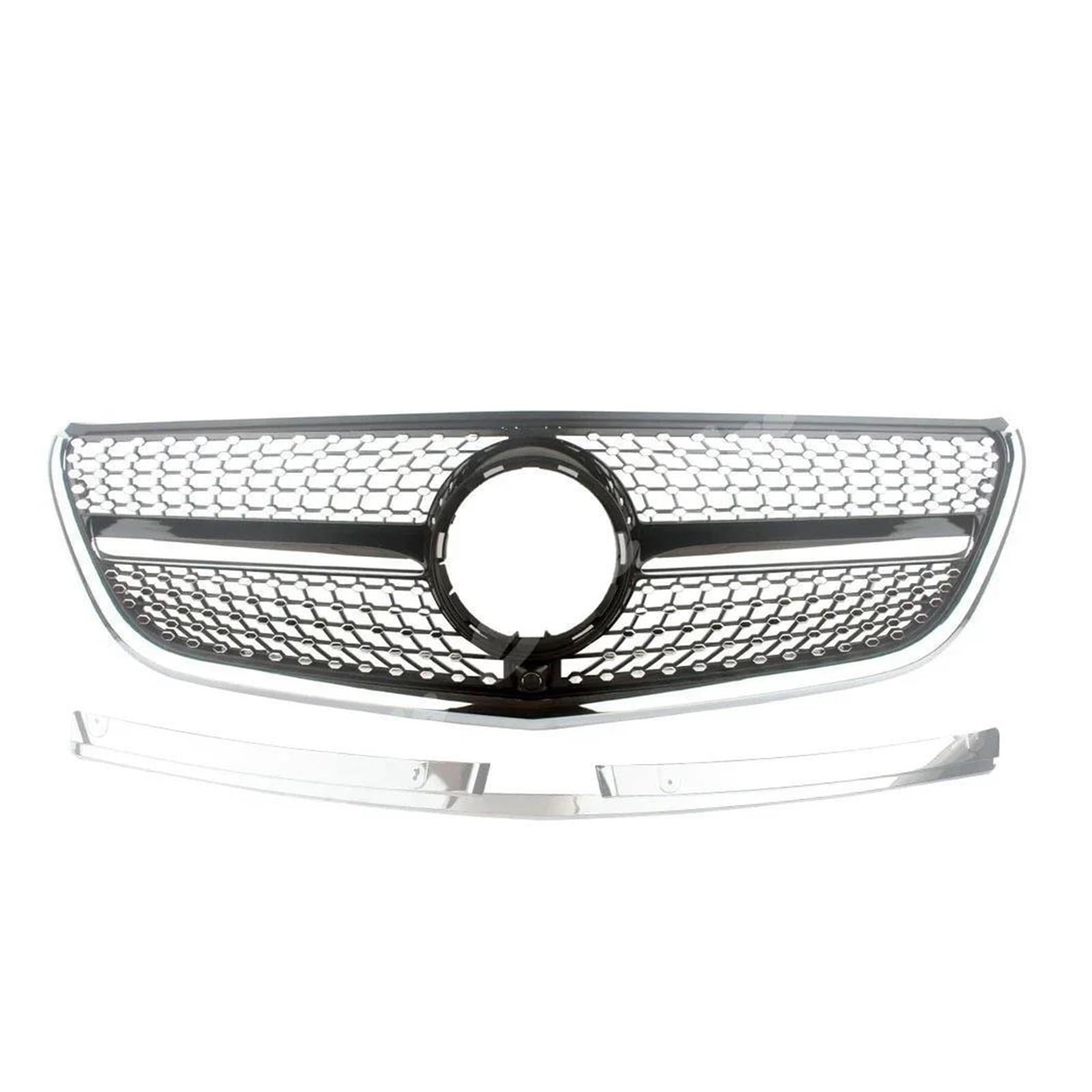 Auto Frontgrill Für Benz Für W447 Metris/Vito 2016 2017 2018 2019 2020 2021+ Front Racing Grille Oberen Facelift Grill Kühlergrille(B 2016-2019) von ZHANGZHENGYAO