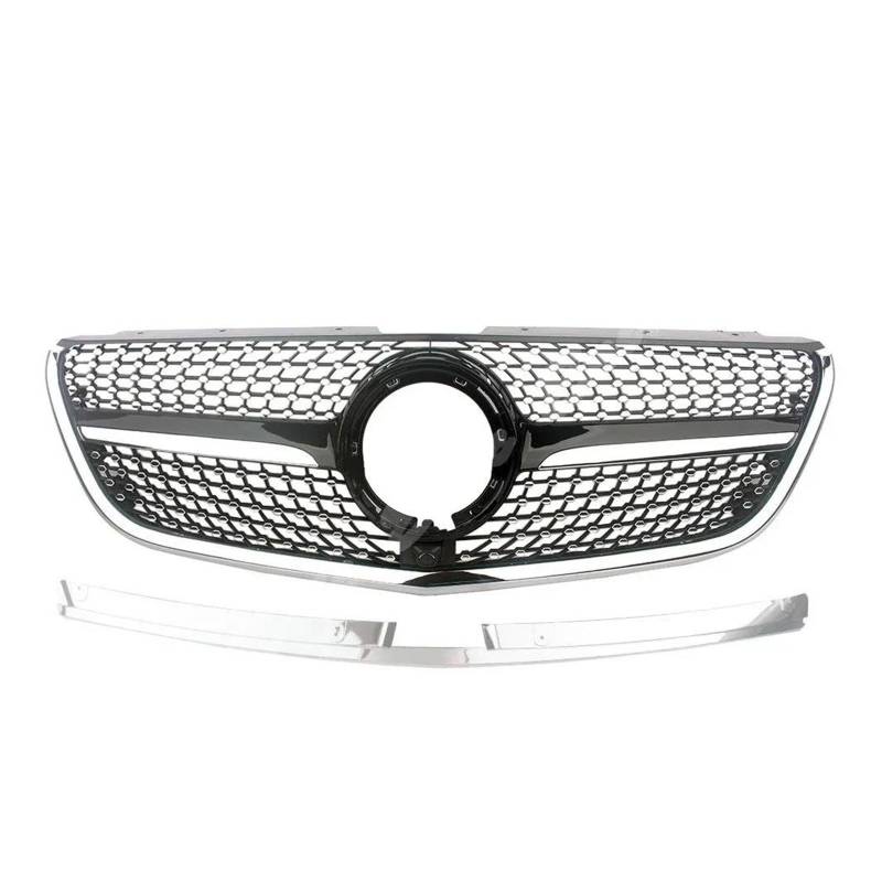 Auto Frontgrill Für Benz Für W447 Metris/Vito 2016 2017 2018 2019 2020 2021+ Front Racing Grille Oberen Facelift Grill Kühlergrille(B 2020-2022) von ZHANGZHENGYAO