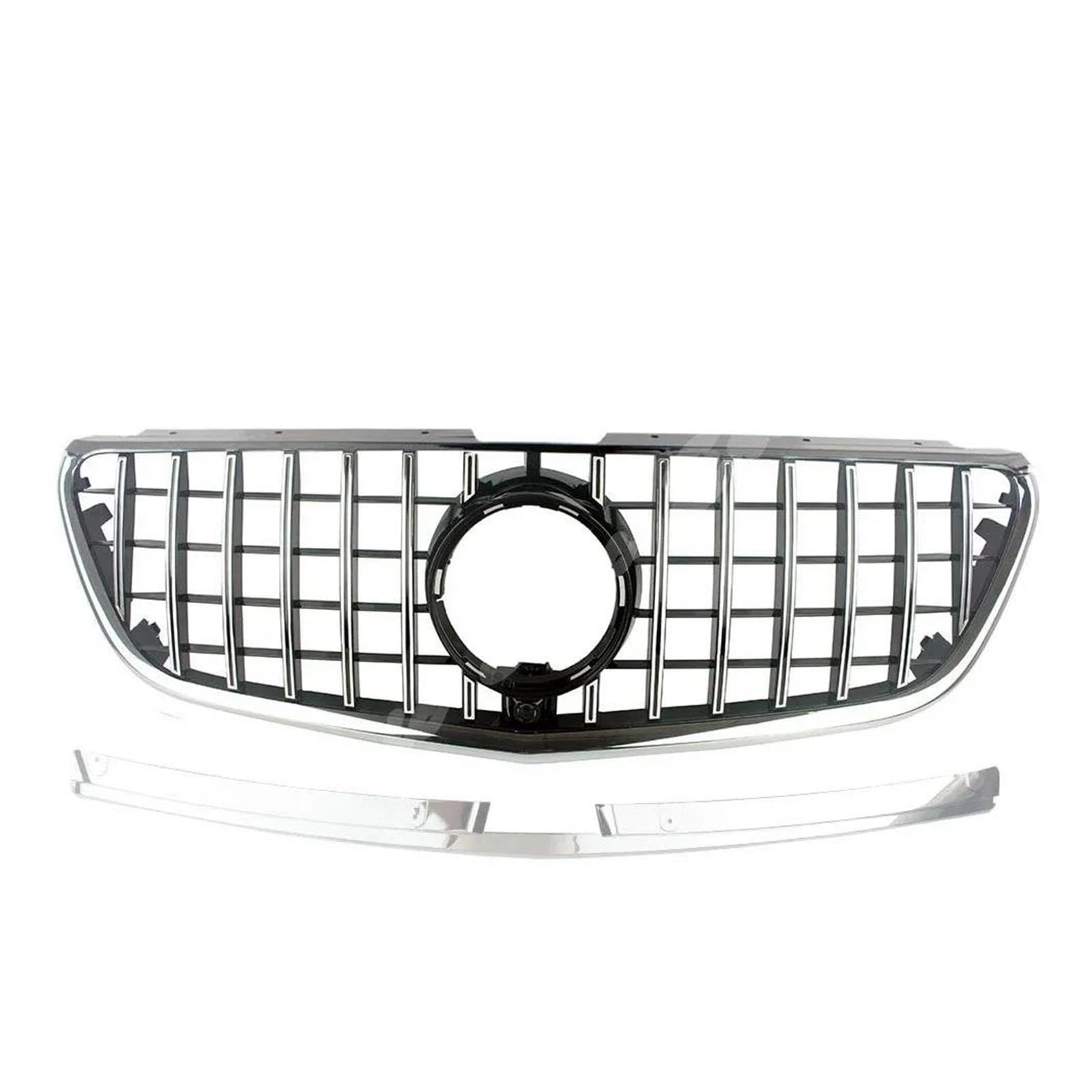 Auto Frontgrill Für Benz Für W447 Metris/Vito 2016 2017 2018 2019 2020 2021+ Front Racing Grille Oberen Facelift Grill Kühlergrille(C 2016-2019) von ZHANGZHENGYAO