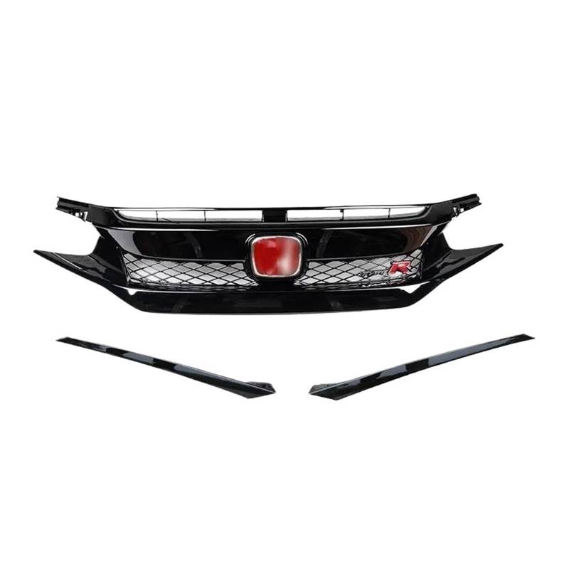 Auto Frontgrill Für Civic Limousine Fließheck 2016 2017 2018 2019 2020 Racing Grill Frontschürze Grille Netz Kühlergrille(19 A) von ZHANGZHENGYAO