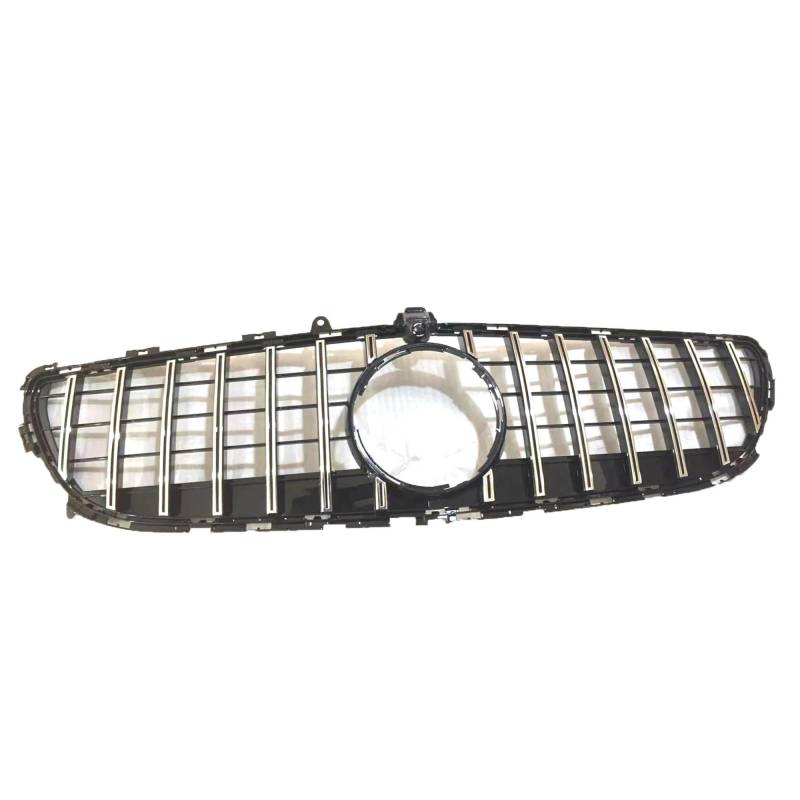 Auto Frontgrill Grill Für Benz W218 Für CLS Klasse 2015-2018 CLS260 CLS300 CLS320 CLS350 CLS400 CLS500 Kühlergrill Oberen Stoßfänger Haube Mesh Kühlergrille(Silber) von ZHANGZHENGYAO