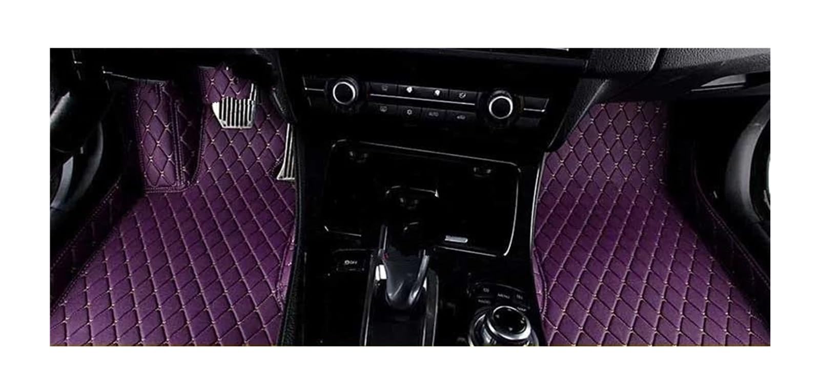 Auto Fussmatten Für A5 Für Coupe 2 Türen 2007 2008 2009 2010 2011-2023 Auto Custom Car Fußmatten Teppiche Fuß Coche Zubehör Automatte Passend(Purple,2007-2016 2Doors) von ZHANGZHENGYAO