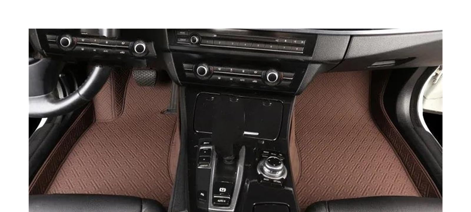 Auto Fussmatten Für Nissan Für XTrail Für Rogue Für X-Trail 2007-2023 Custom Car Fußmatten Auto Teppiche Fuß Coche Zubehör Automatte Passend(Coffee,2014-2016) von ZHANGZHENGYAO