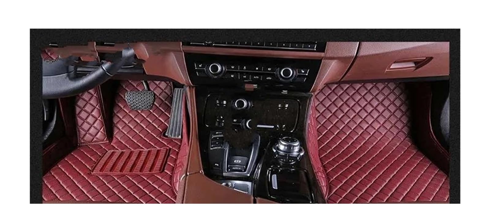 Auto Fussmatten Für Volvo Für S90 2016 2017 2018 2019 2020 2021 2022 2023 Custom Car Fußmatten Auto Teppiche Fuß Coche Zubehör Automatte Passend(Claret,2016-2017) von ZHANGZHENGYAO