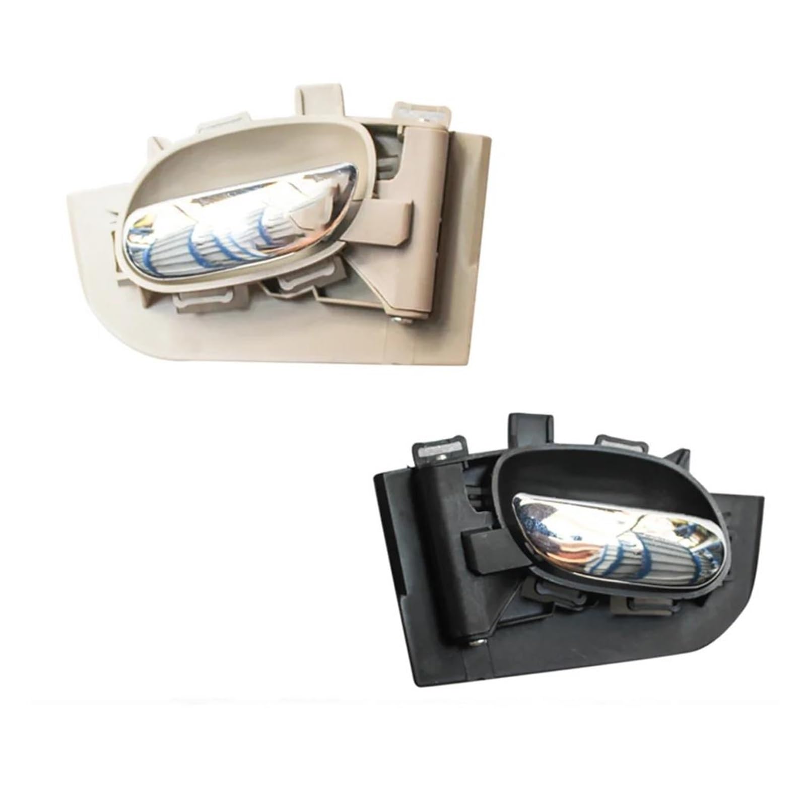 Auto Innentürgriff Für Peugeot 206 207 Für Citroen C2 Auto Innen Türgriff Innentür Schließen Griff Catcher Vorne Hinten Chrom Autoinnentürgriffe(Light Grey Left) von ZHANGZHENGYAO