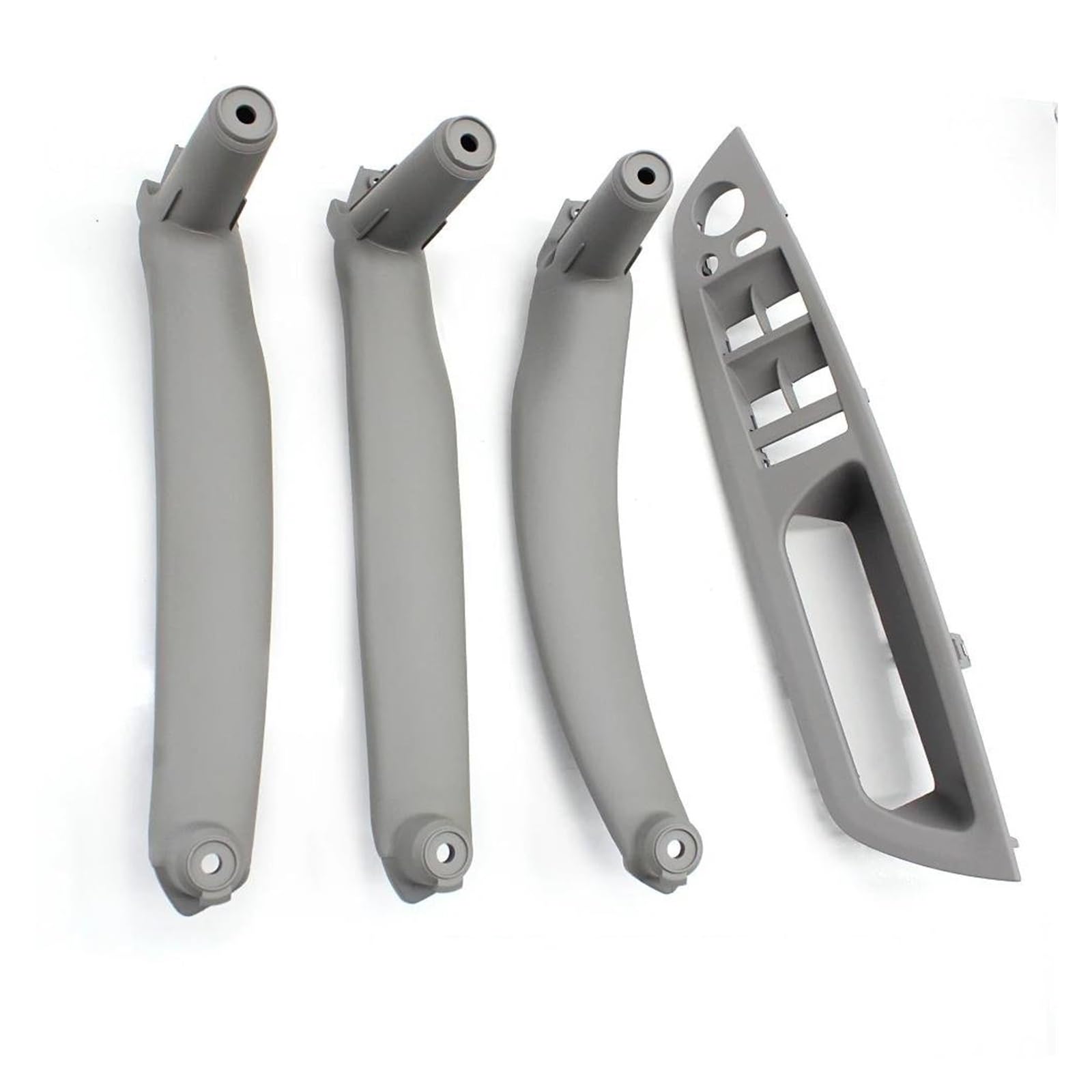 Auto Innentürgriff Für X5 X6 E70 E71 2007-2013 4PCS Set Auto Front Fahrer Tür Griff Armlehne Abdeckung Innen Tür Pull Griff Panel Trim Abdeckung Autoinnentürgriffe(Gray RHD 4PCS Set) von ZHANGZHENGYAO