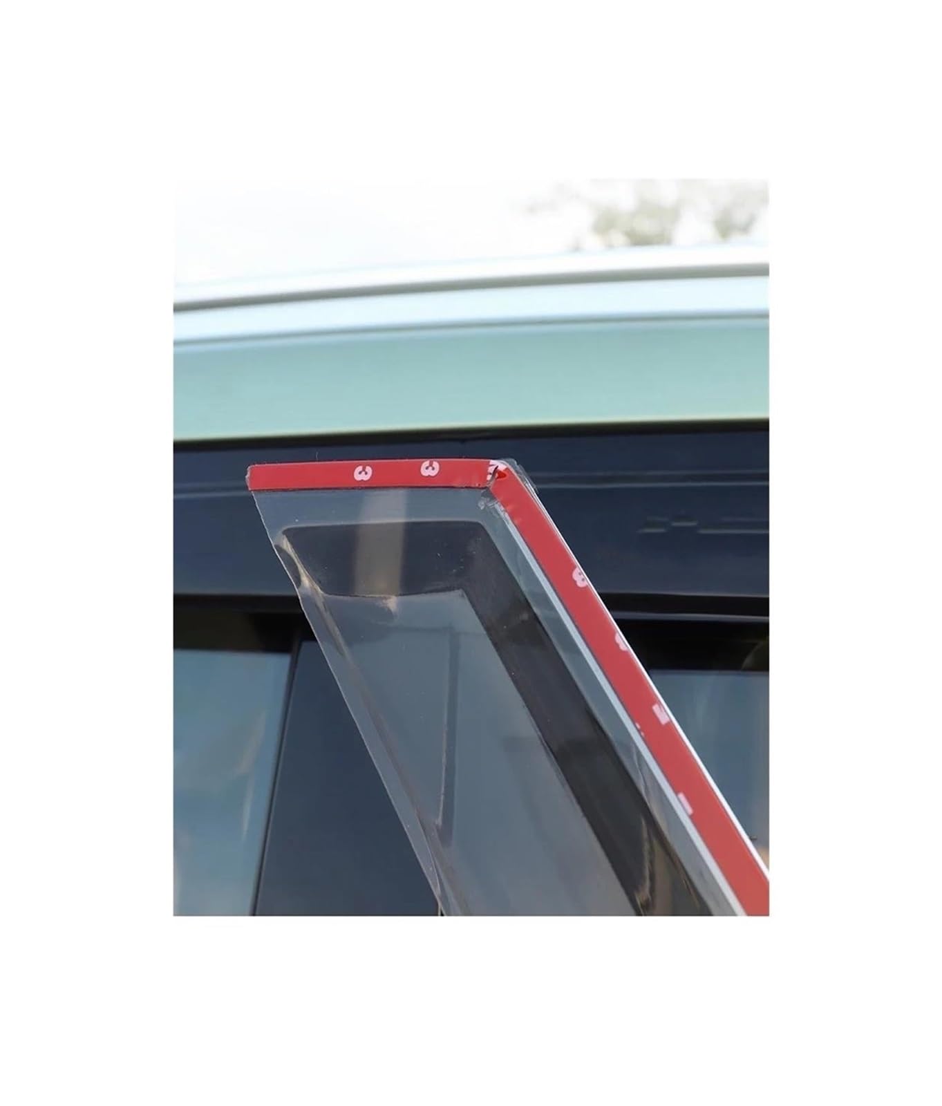 Auto-Sonnenschirm Für JAECOO Für J7 2024 2023 Auto Styling Außen Visor Vent Shades Fenster Visier Sonne Regen Schutz Deflektor Modifikation Zubehör Frontscheibenabdeckung(Transparent-6pcs) von ZHANGZHENGYAO