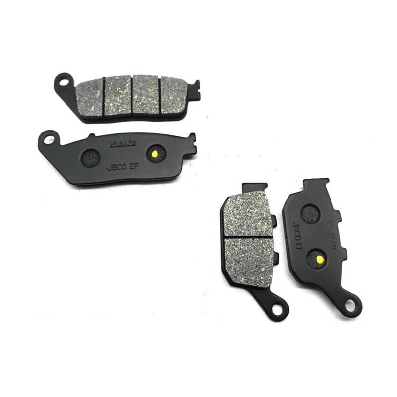 Bremsklötze Für NC750L 2016 2017 Motorrad Vorne Hinten Bremsbeläge Kits Scheibenbremsbelag(Whole Set) von ZHANGZHENGYAO