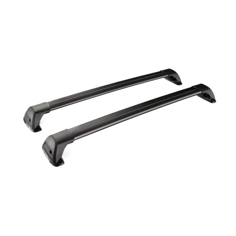 Dach Rack Gepäck Für Peugeot Für Partner Für LWB 5 TÜR Van 2008-2015 (FESTPUNKT) 2 Stück Aluminiumlegierung Gürtelschloss Shooting Corss Rack Racks Träger Auto(Schwarz) von ZHANGZHENGYAO