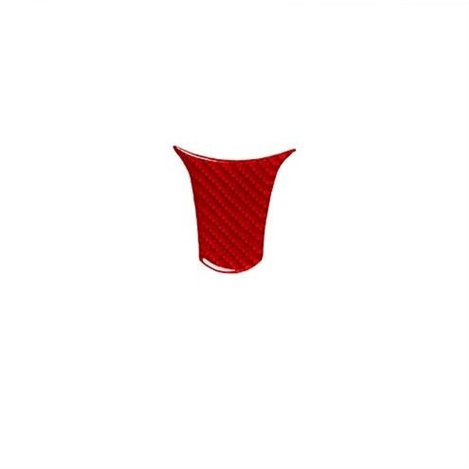 Für Alfa Für Romeo 159 2004-2011 Carbon Fiber Lenkrad Panel Auto Innen Zubehör Dekorative Aufkleber Auto Aufkleber Abdeckung Cover Decal Trim(Red A) von ZHANGZHENGYAO