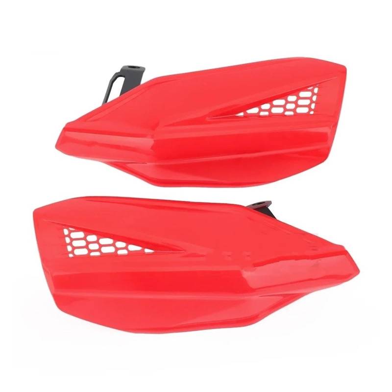 Handschutz Motorrad Für XR 125 150 190 230 250 400 600 650 Für CRF 230 250 300 XR CRF Lenker Handprotektoren Schild Motorrad Hand Schutzfolie Lenker Hand Guards(Red) von ZHANGZHENGYAO