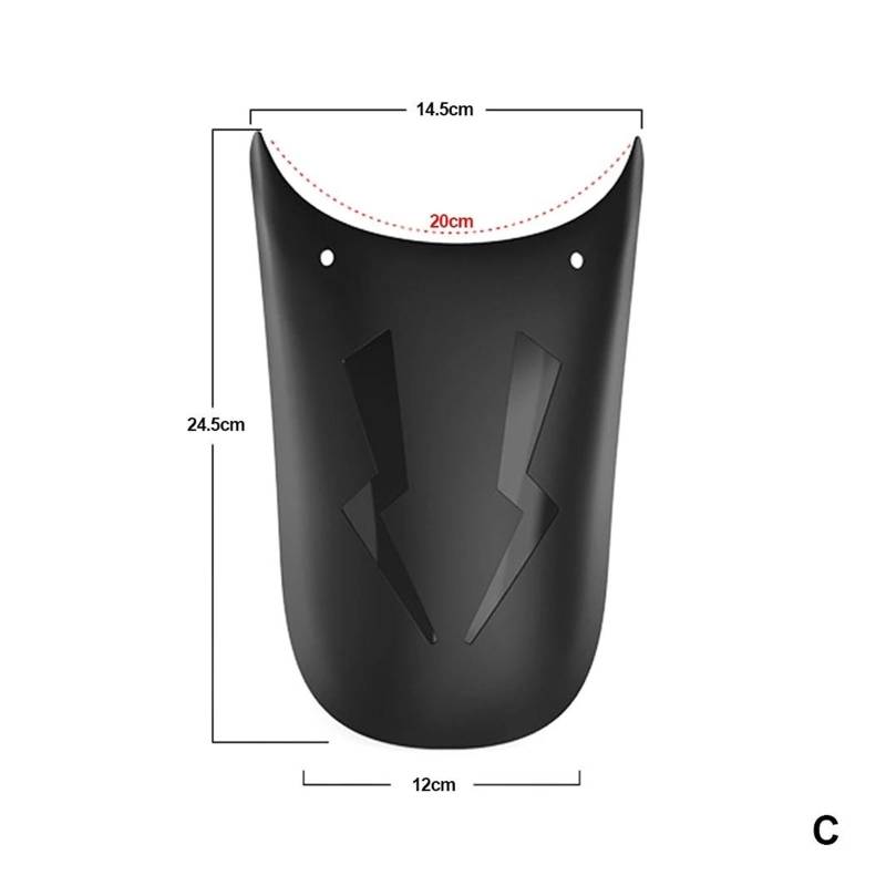 Motorrad Kotflügel Für Gn 125 Für Suzuki Zubehör Super 73 Für Mini Motorrad 50cc Motorrad Verlängern Kotflügel Vorne Hinten Rad Verlängerung Kotflügel Motorrad Rad Kotflügel(D) von ZHANGZHENGYAO