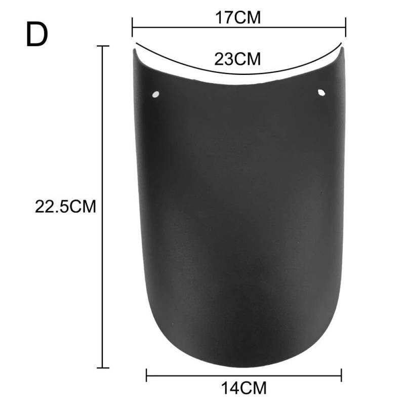 Motorrad Kotflügel Für Kawasaki Für Versys 650 KLE650 2014-2020 Spritzschutz Motorräder Teile Schwarz Kotflügel Motorrad Hinterrad Kotflügel Abdeckung Motorrad Rad Kotflügel(B) von ZHANGZHENGYAO