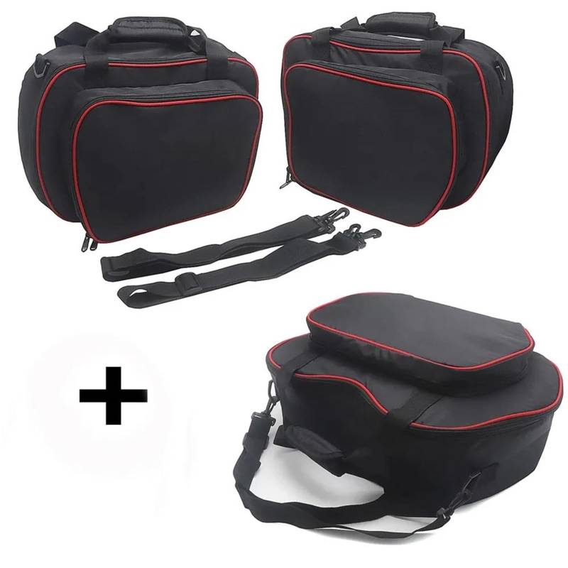 Motorrad Tasche Für Ducati Für MULTISTRADA Für V4 Für V4 S 2021 Motorrad Gepäckträger Taschen Satteltaschen Seitenkoffer Motorradgepäck(AB) von ZHANGZHENGYAO