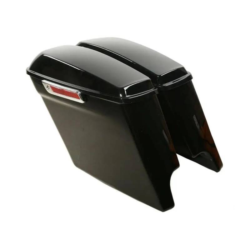 Motorrad Tasche Für Tour Pak Road King Street Glide Road Glide 2014 2015 2016 2017 2018 2019 2020 Motorrad Gehackter Kofferraum 5" Satteltaschen Hinterer Kotflügel Motorradgepäck(Saddlebag) von ZHANGZHENGYAO