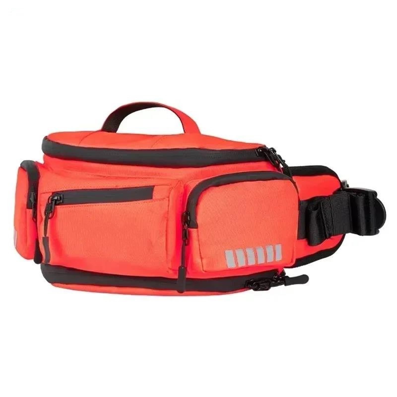 Motorrad Tasche Motorradtasche Große Kapazität wasserdichte Hüfttasche Multifunktionale Reisetasche Schmutzabweisend Motorradgepäck(Orange) von ZHANGZHENGYAO