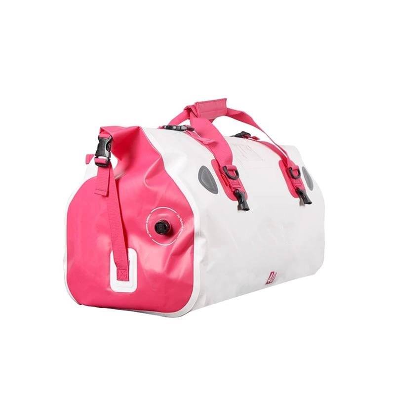 Motorrad Tasche Universeller Motorrad Kofferraum-Rucksack Hecktasche Reisetasche 40 L/60 L Große Kapazität Multifunktional Motorradgepäck(Pink-40L) von ZHANGZHENGYAO