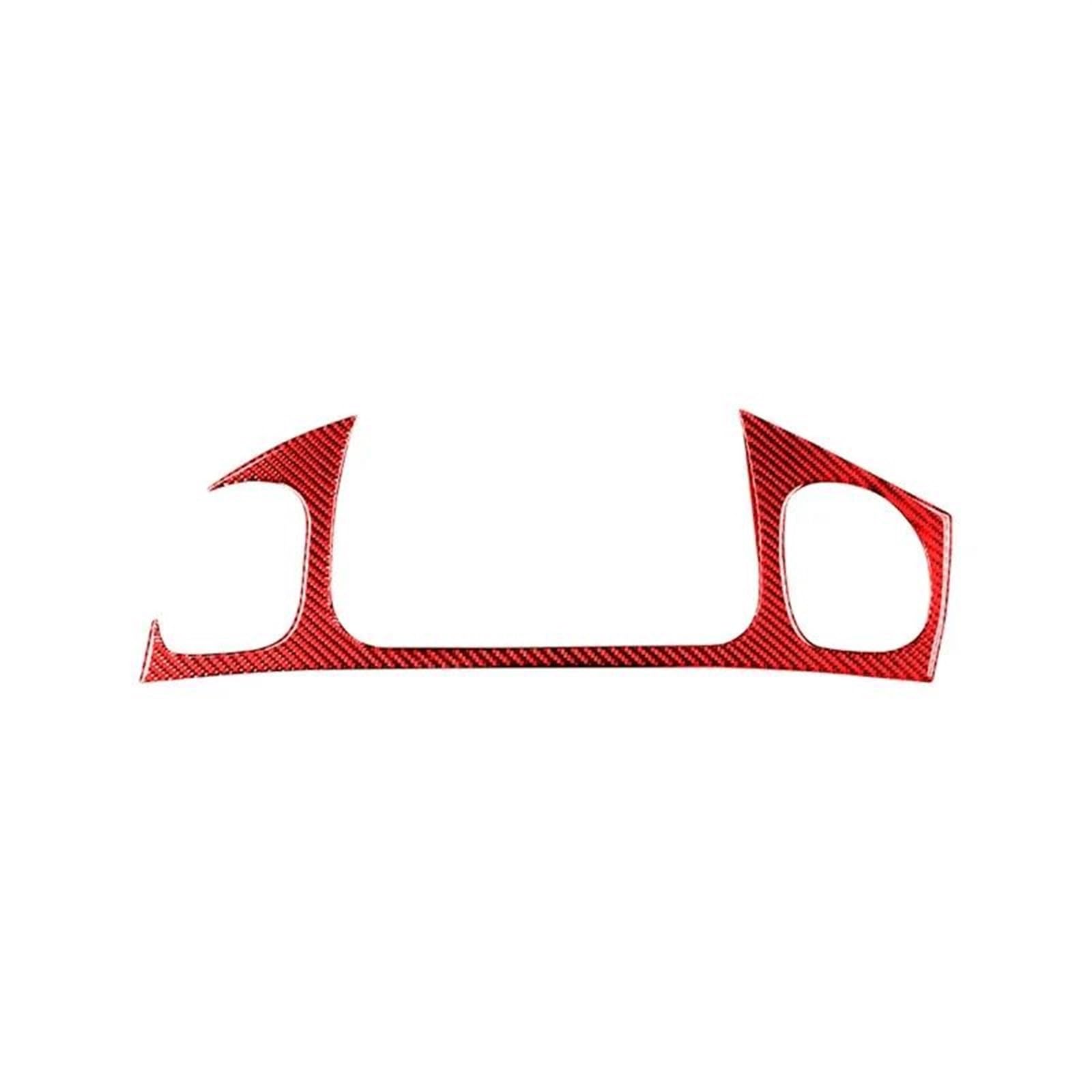 Schalttafelabdeckung Trims Für Chevrolet Für Corvette Für C5 1998-2004 Carbon Fiber Innen Auto Co-Pilot Instrument Panel Trim Rahmen Abdeckung Aufkleber Schalttafel Abdeckungen Aufkleber(RED) von ZHANGZHENGYAO