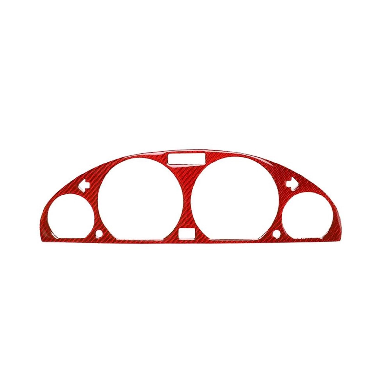 Schalttafelabdeckung Trims Für M3 E46 1998-2005 Auto Carbon Fiber Center Instrument Panel Dekorative Rahmen Panel Abdeckung Trim Aufkleber Schalttafel Abdeckungen Aufkleber(Red) von ZHANGZHENGYAO