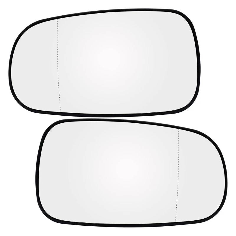 Türrückspiegelglas Für Saab 9–5 9–3 93 95 2002–2012, Fahrer- und Beifahrertür, Seitenspiegelglas, beheizt, asphärischer Weitwinkel Autospiegelglas(Hand Side Pair) von ZHANGZHENGYAO