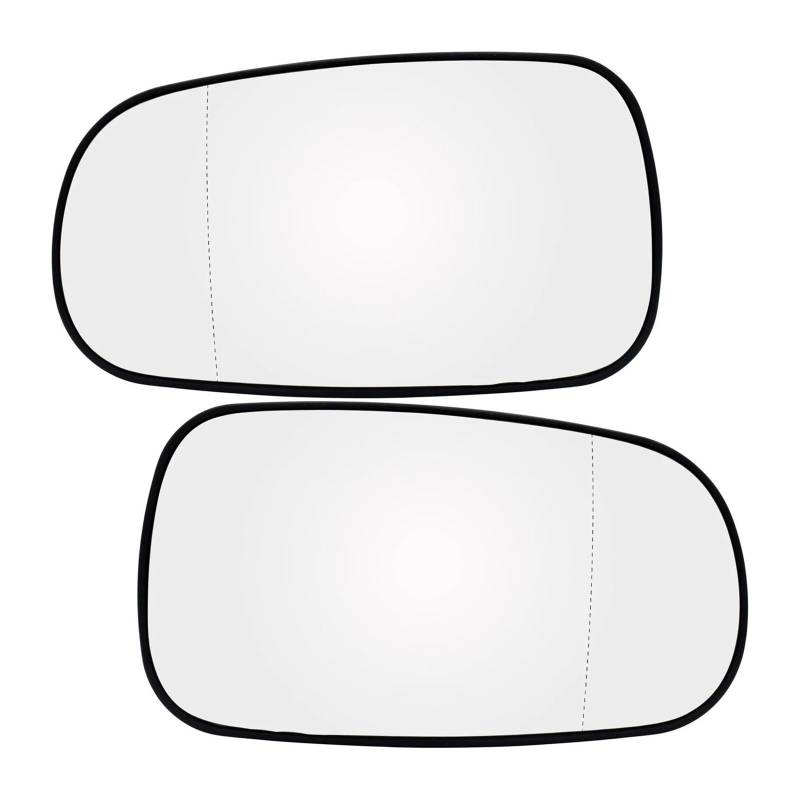 Türrückspiegelglas Für Saab 93 95 9-3 9-5 2003-2012 Links Rechts Fahrer Beifahrerseite Flügelspiegelglas Beheizte Weitwinkel-Rückansicht Rückspiegelplatte Autospiegelglas(Left - Right) von ZHANGZHENGYAO