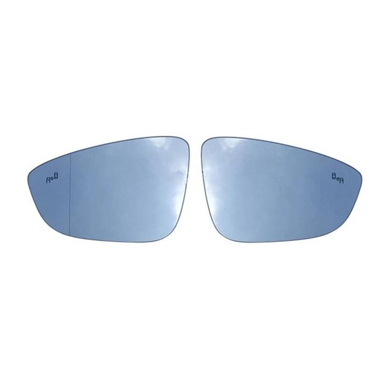 Türrückspiegelglas Für VW Für Jetta Für MK6 Für Passat B7 CC Für Bora Für Käfer Für Scirocco 3C8857522Heated Blind Spot Warnung Seite Flügel Spiegel Glas Autospiegelglas(Left LH) von ZHANGZHENGYAO