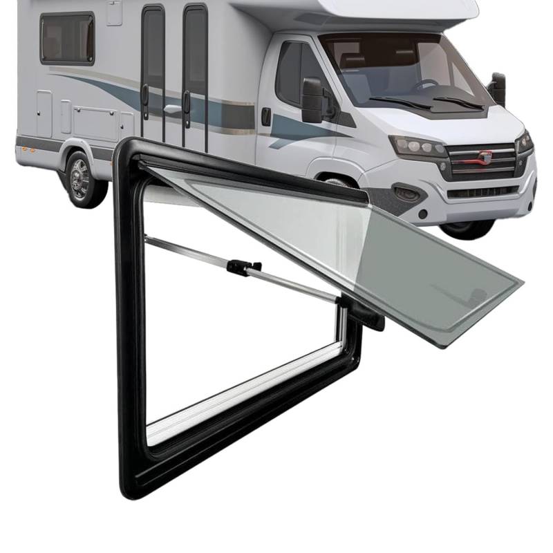 ZHANGshouf Wohnwagen Dachfenster, Wohnmobilausgangsfenster, Wohnmobilausgangsfenster, Externes Schubfenster für Wohnmobile, Wohnwagen, Anhänger, 900 x 450 mm von ZHANGshouf