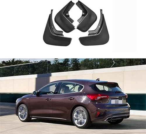 Schmutzfänger Splash Guards Kotflügel Kein Bohren Kein Klebeband All Weather Protector Kotflügel für Ford Focus MK2 MK2.5 MK3 MK4 Hatchback Sedan 2006-2021 von ZHAOBPP