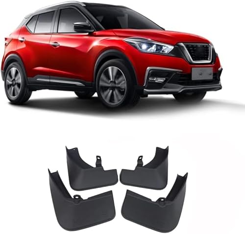 Schmutzfänger Splash Guards Kotflügel Kein Bohren Kein Klebeband All Weather Protector Kotflügel für Nissan Kicks 2017-2019 von ZHAOBPP