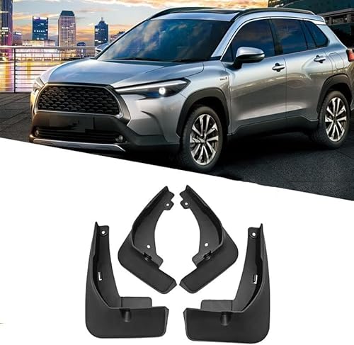 Schmutzfänger Splash Guards Kotflügel Kein Bohren Kein Klebeband All Weather Protector Kotflügel für Toyota Corolla Cross 2020-2022 von ZHAOBPP