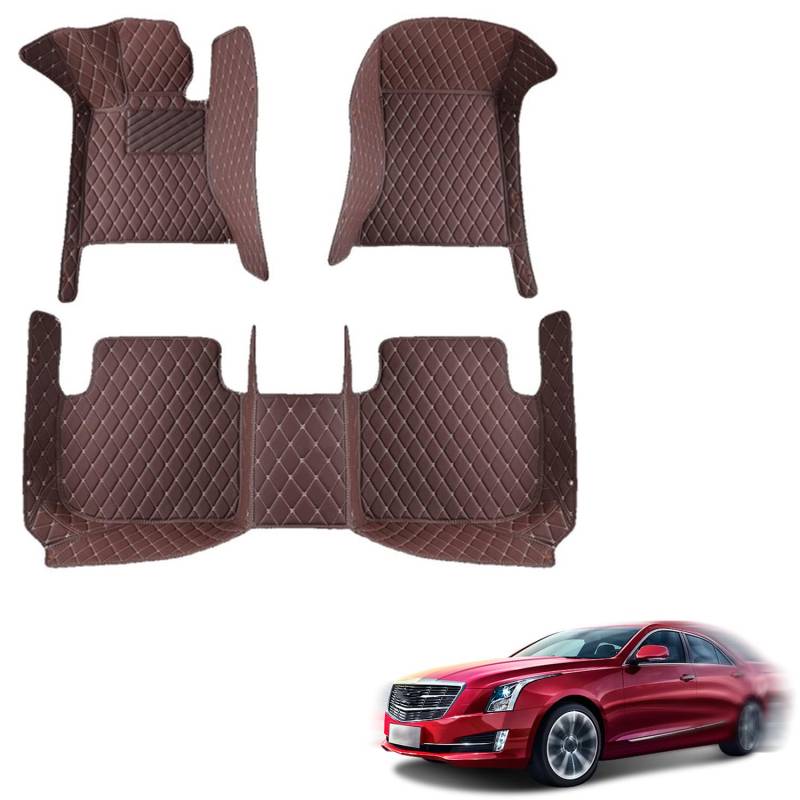 Automatten nach maß, Für KIA Sorento (5 Seats) 2006 2007 2008, Leder fußmatten Auto, rutschfeste Auto fussmatten, fusmattenteppich Auto, Auto Fussmatten Set,D von ZHAODG