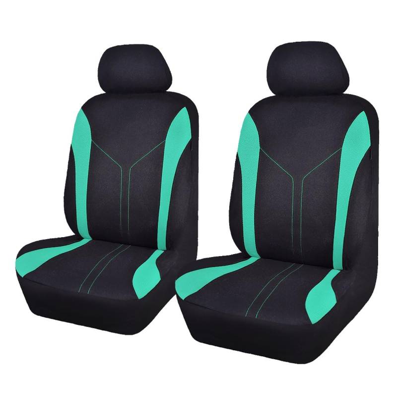 ZHAOYIJIE Polyester Vordersitzbezug für BMW 3 Series GT 2013-2023, Auto Vordersitze Sitzbezug, Auto-Sitzbezug Vordersitzbezüge Autositzbezüge Sitzbezüge, Auto Zubehör,A-Green von ZHAOYIJIE