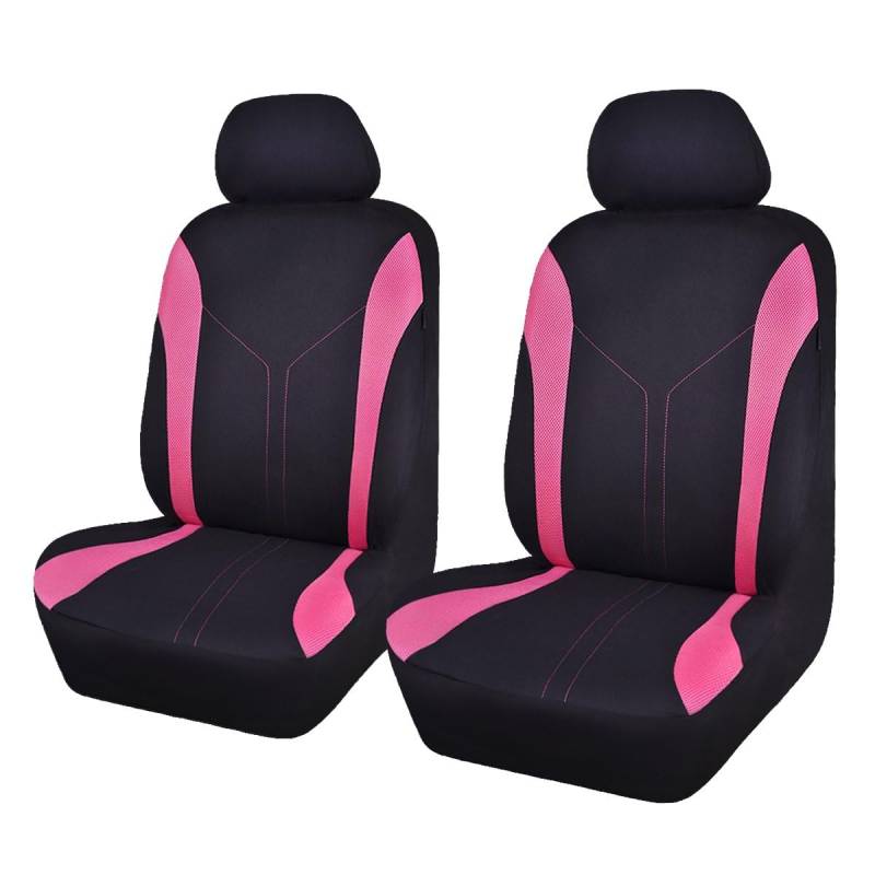 ZHAOYIJIE Polyester Vordersitzbezug für Buick Enclave 2009-2017, Auto Vordersitze Sitzbezug, Auto-Sitzbezug Vordersitzbezüge Autositzbezüge Sitzbezüge, Auto Zubehör,A-PINK von ZHAOYIJIE