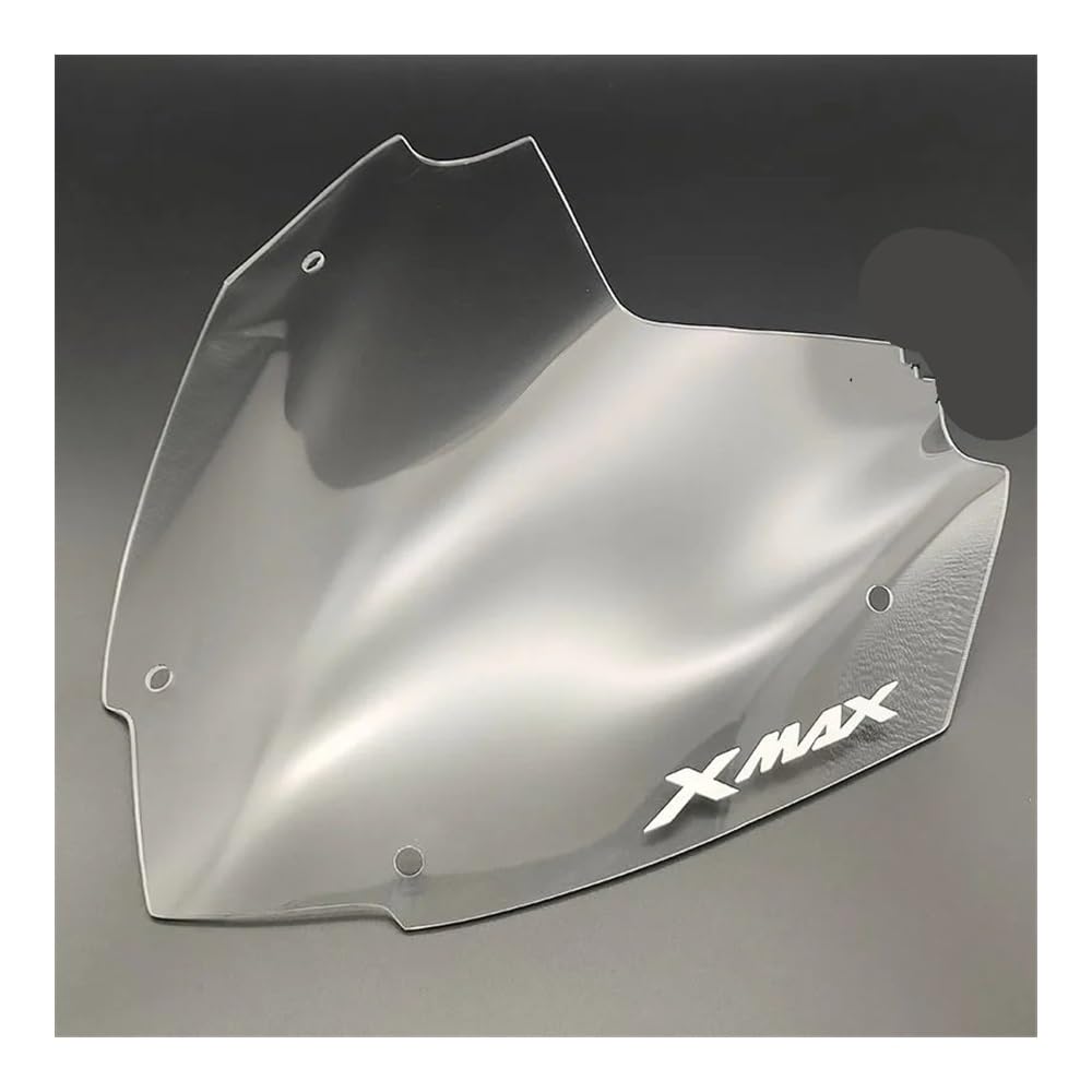 ZHDLDPUK Windschild Motorrad-Sport-Windschutzscheibe für Y&AMAHA XMAX300 XMAX250 Xmax 250 300 2018–2021 Motorrad Windabweiser (Color : Xmax transparent) von ZHDLDPUK