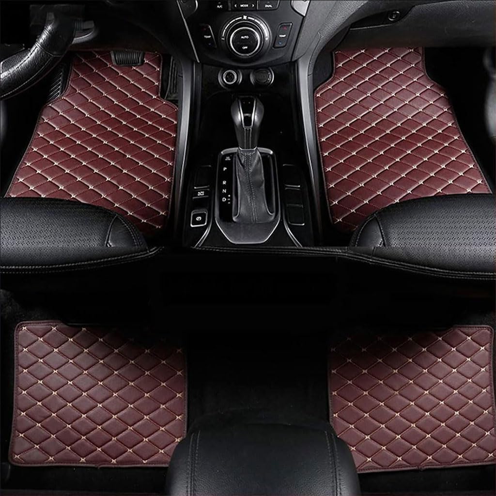 Auto Fussmatte für Benz GLE Coupe (C292) 2015–2019,Allwettermatte Autoteppich Auto FußMatten Zubehör,E/Coffee von ZHENWANG