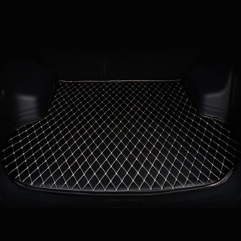 Auto Kofferraummatte für BMW 4 Serise Gran Coupé F36 2014-2023,rutschfest Kofferraumwanne Kofferraum Schutzmatte,A-black Beige von ZHENWANG