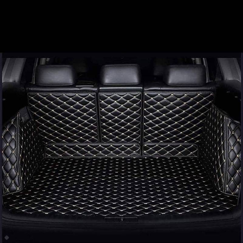 Kofferraummatte Auto für Benz M-class W166 2011–2015,All Inclusive Kofferraumwanne Antirutschmatte Kofferraum Schutzmatte,Black-beige von ZHENWANG