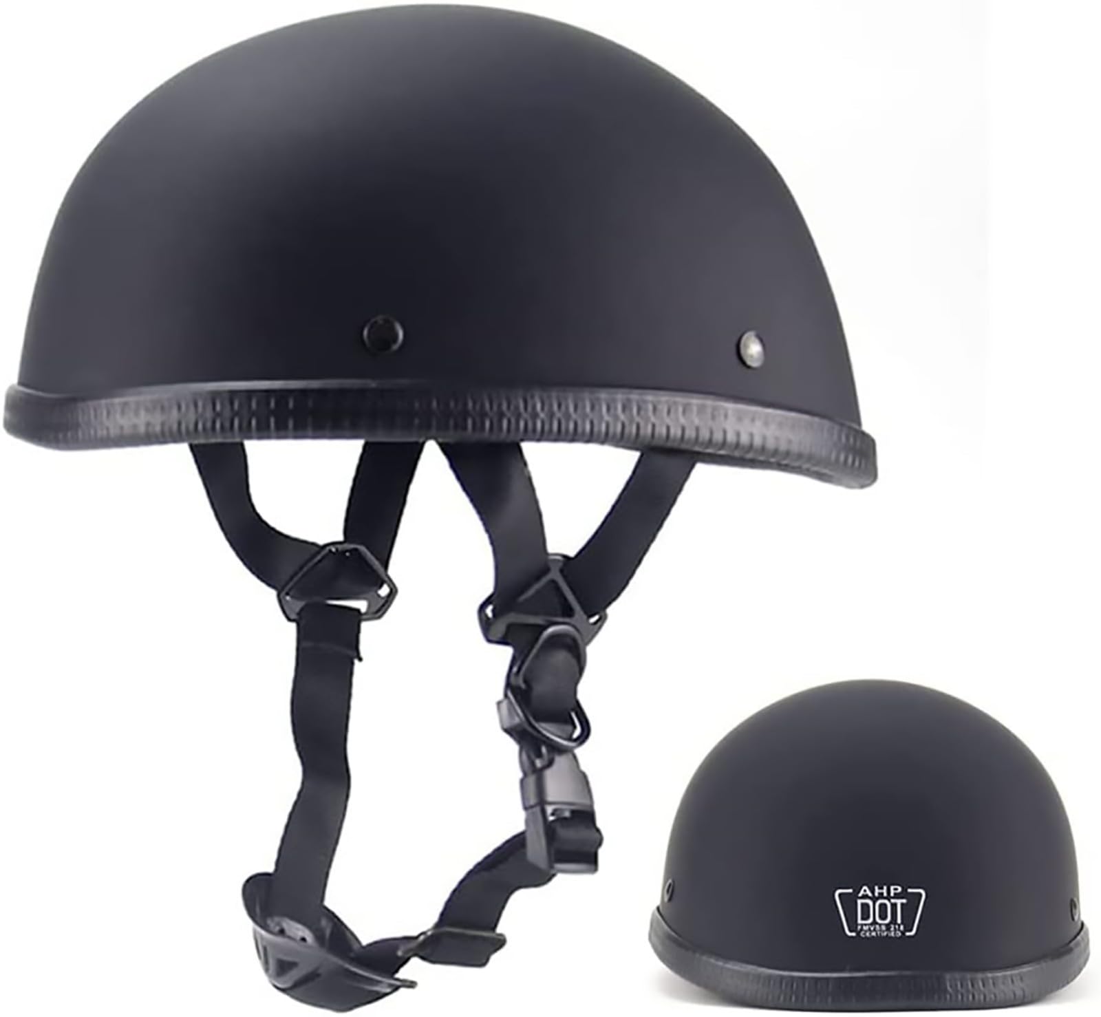 Retro-Mode-Krempenlose Totenkopfmütze für Männer und Frauen, Jet-Pilot, Moped, Street Cruiser B,S=54-56CM von ZHGAXING