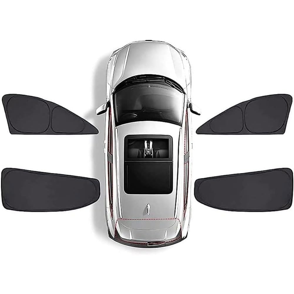 Auto Seitenscheibe Sonnenschutz für Mitsubishi RVR 2017-2023, Magnetisch UV-Schutz Sonnenblende, Wärmeisoliert Privatsphäre Schutz Auto ZubehöR,C/4 Window Doors von ZHIHAOLIHAI